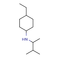 4-ethyl-N-(3-methylbutan-2-yl)cyclohexan-1-amine图片