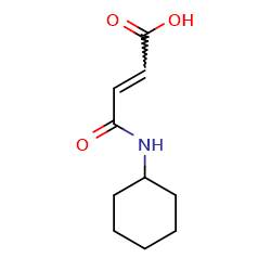 3-(cyclohexylcarbamoyl)prop-2-enoicacid图片
