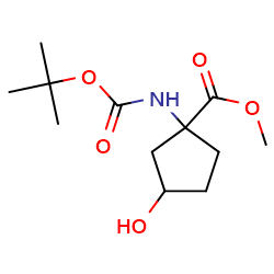 methyl1-[2-(tert-butoxy)-2-oxoethyl]-3-hydroxycyclopentane-1-carboxylate图片