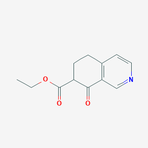 ETHYL 8-OXO-5,6,7,8-TETRAHYDROISOQUINOLINE-7-CARBOXYLATE图片