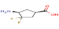 (1R,4S)-4-amino-3,3-difluorocyclopentane-1-carboxylicacid图片