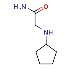 2-(cyclopentylamino)acetamide图片