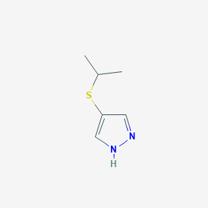 4-(Isopropylthio)-1H-pyrazole图片