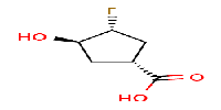 (1R,3R,4R)-3-fluoro-4-hydroxycyclopentane-1-carboxylicacid图片