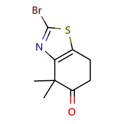2-bromo-4,4-dimethyl-4,5,6,7-tetrahydro-1,3-benzothiazol-5-one图片