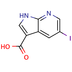 5-iodo-1H-pyrrolo[2,3-b]pyridine-3-carboxylicacid图片