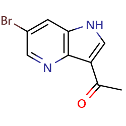 1-{6-bromo-1H-pyrrolo[3,2-b]pyridin-3-yl}ethan-1-one图片
