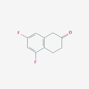 5,7-difluoro-1,2,3,4-tetrahydronaphthalen-2-one图片