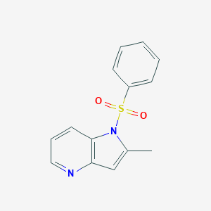 1-(benzenesulfonyl)-2-methyl-1H-pyrrolo[3,2-b]pyridine图片