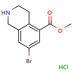 methyl7-bromo-1,2,3,4-tetrahydroisoquinoline-5-carboxylatehydrochloride图片