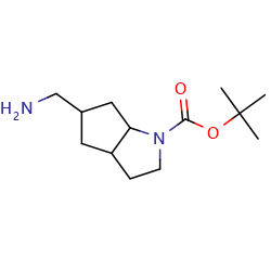 tert-butyl5-(aminomethyl)-octahydrocyclopenta[b]pyrrole-1-carboxylate图片