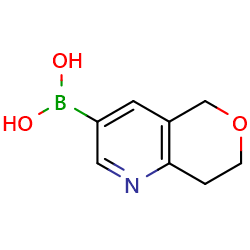 7,8-Dihydro-5H-pyrano[4,3-b]pyridine-3-boronicacid图片