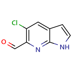 5-chloro-1H-pyrrolo[2,3-b]pyridine-6-carbaldehyde图片