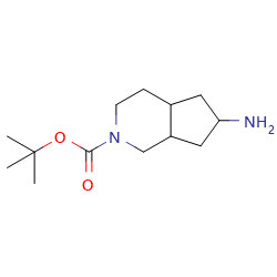 tert-butyl6-amino-octahydro-1H-cyclopenta[c]pyridine-2-carboxylate图片