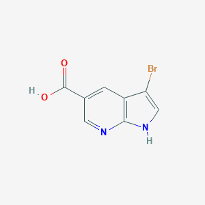 3-bromo-1H-pyrrolo[2,3-b]pyridine-5-carboxylicacid图片