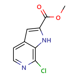 methyl7-chloro-1H-pyrrolo[2,3-c]pyridine-2-carboxylate图片