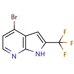4-Bromo-2-(trifluoromethyl)-1H-pyrrolo[2,3-b]pyridine图片