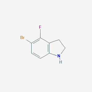 5-bromo-4-fluoro-2,3-dihydro-1H-indole图片