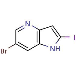 6-bromo-2-iodo-1H-pyrrolo[3,2-b]pyridine图片