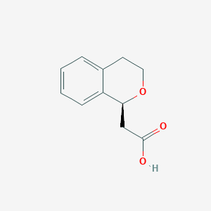 2-[(1S)-3,4-dihydro-1H-2-benzopyran-1-yl]aceticacid图片