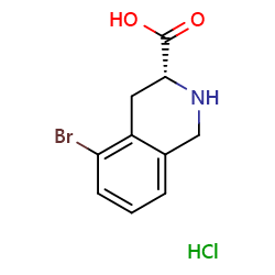 (3R)-5-bromo-1,2,3,4-tetrahydroisoquinoline-3-carboxylicacidhydrochloride图片