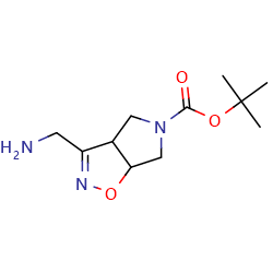 tert-butyl3-(aminomethyl)-3aH,4H,5H,6H,6aH-pyrrolo[3,4-d][1,2]oxazole-5-carboxylate图片