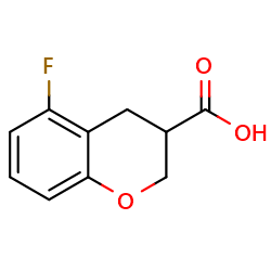 5-fluoro-3,4-dihydro-2H-1-benzopyran-3-carboxylicacid图片