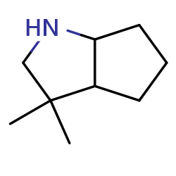 3,3-dimethyl-octahydrocyclopenta[b]pyrrole图片