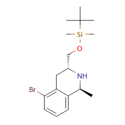 [(1S,3R)-5-bromo-1-methyl-1,2,3,4-tetrahydroisoquinolin-3-yl]methoxy-tert-butyl-dimethyl-silane图片