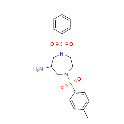 1,4-bis(4-methylbenzenesulfonyl)-1,4-diazepan-6-amine图片