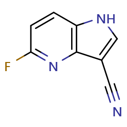 5-fluoro-1H-pyrrolo[3,2-b]pyridine-3-carbonitrile图片