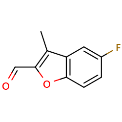 5-fluoro-3-methyl-1-benzofuran-2-carbaldehyde图片