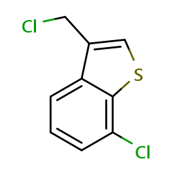 7-chloro-3-(chloromethyl)-1-benzothiophene图片