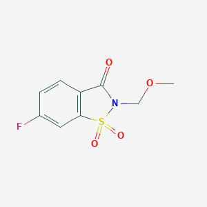 6-Fluoro-2-(methoxymethyl)-2,3-dihydro-1,2-benzothiazole-1,1,3-trione图片