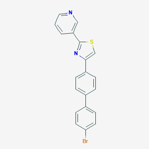 4-(4'-Bromo-4-biphenylyl)-2-(3-pyridyl)thiazole图片