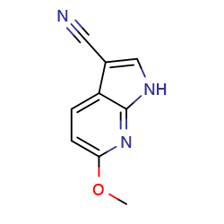 6-methoxy-1H-pyrrolo[2,3-b]pyridine-3-carbonitrile图片