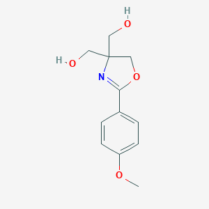[2-(4-methoxyphenyl)-4,5-dihydro-1,3-oxazole-4,4-diyl]dimethanol图片