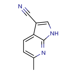 6-methyl-1H-pyrrolo[2,3-b]pyridine-3-carbonitrile图片