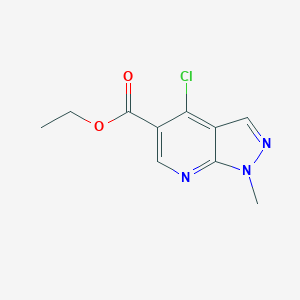 ethyl4-chloro-1-methyl-1H-pyrazolo[3,4-b]pyridine-5-carboxylate图片