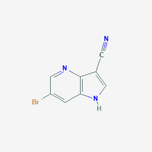 6-bromo-1H-pyrrolo[3,2-b]pyridine-3-carbonitrile图片