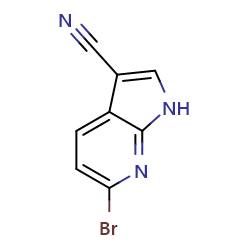 6-bromo-1H-pyrrolo[2,3-b]pyridine-3-carbonitrile图片