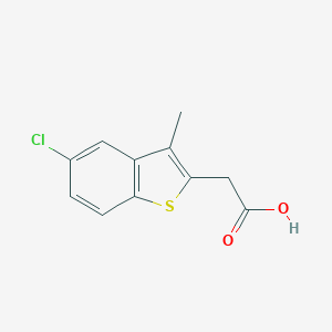 2-(5-chloro-3-methyl-benzothiophen-2-yl)aceticacid图片