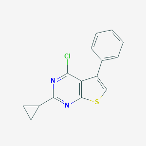 4-Chloro-2-cyclopropyl-5-phenylthieno[2,3-d]pyrimidine图片
