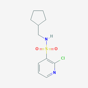 2-Chloro-N-(cyclopentylmethyl)pyridine-3-sulfonamide图片