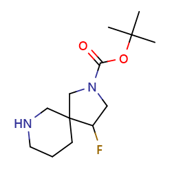 tert-butyl4-fluoro-2,7-diazaspiro[4,5]decane-2-carboxylate图片
