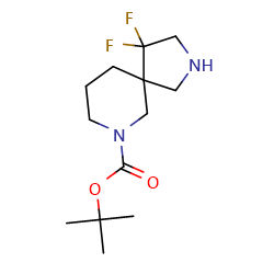 tert-butyl4,4-difluoro-2,7-diazaspiro[4,5]decane-7-carboxylate图片