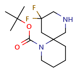 tert-butyl10,10-difluoro-1,8-diazaspiro[5,5]undecane-1-carboxylate图片