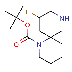 tert-butyl10-fluoro-1,8-diazaspiro[5,5]undecane-1-carboxylate图片