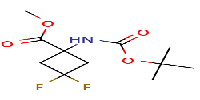 Methyl1-{[(tert-butoxy)carbonyl]amino}-3,3-difluorocyclobutane-1-carboxylate图片