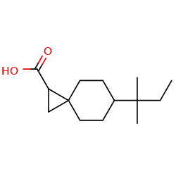 6-(2-methylbutan-2-yl)spiro[2,5]octane-1-carboxylicacid图片